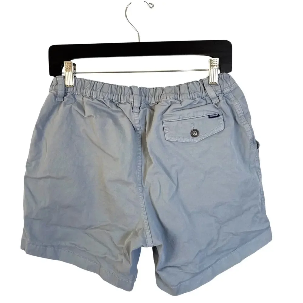 Chubbies Classic Chino Shorts in Dolphin Blue Gray Size Medium